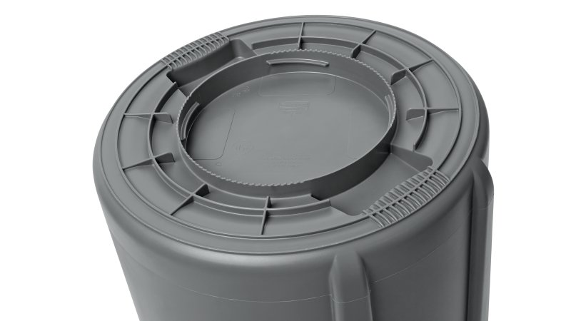 55-Gallon Rubbermaid BRUTE Garbage Cans, Pack of 3