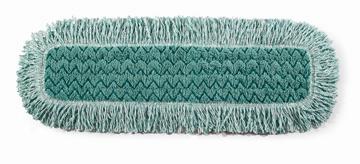 Rubbermaid Dust Pad with Fringe, Microfiber, 18 Long, Green