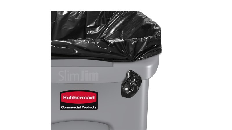 Rubbermaid 354060GY Waste Container with Venting Channel 23 Gallon 22x11