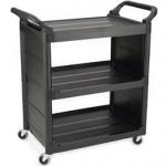 Rubbermaid Commercial 409100BLA Xtra™ Utility Cart w/ Open Sides Black